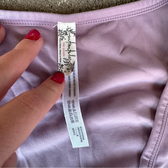 Purple V Cut Free People‎ Bodysuit Size XS - Picture 5 of 5